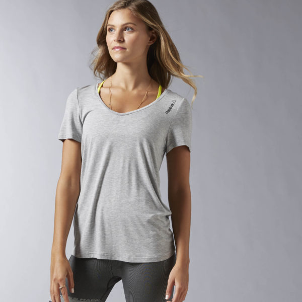 Heather Grey tee – Taj Textiles 04